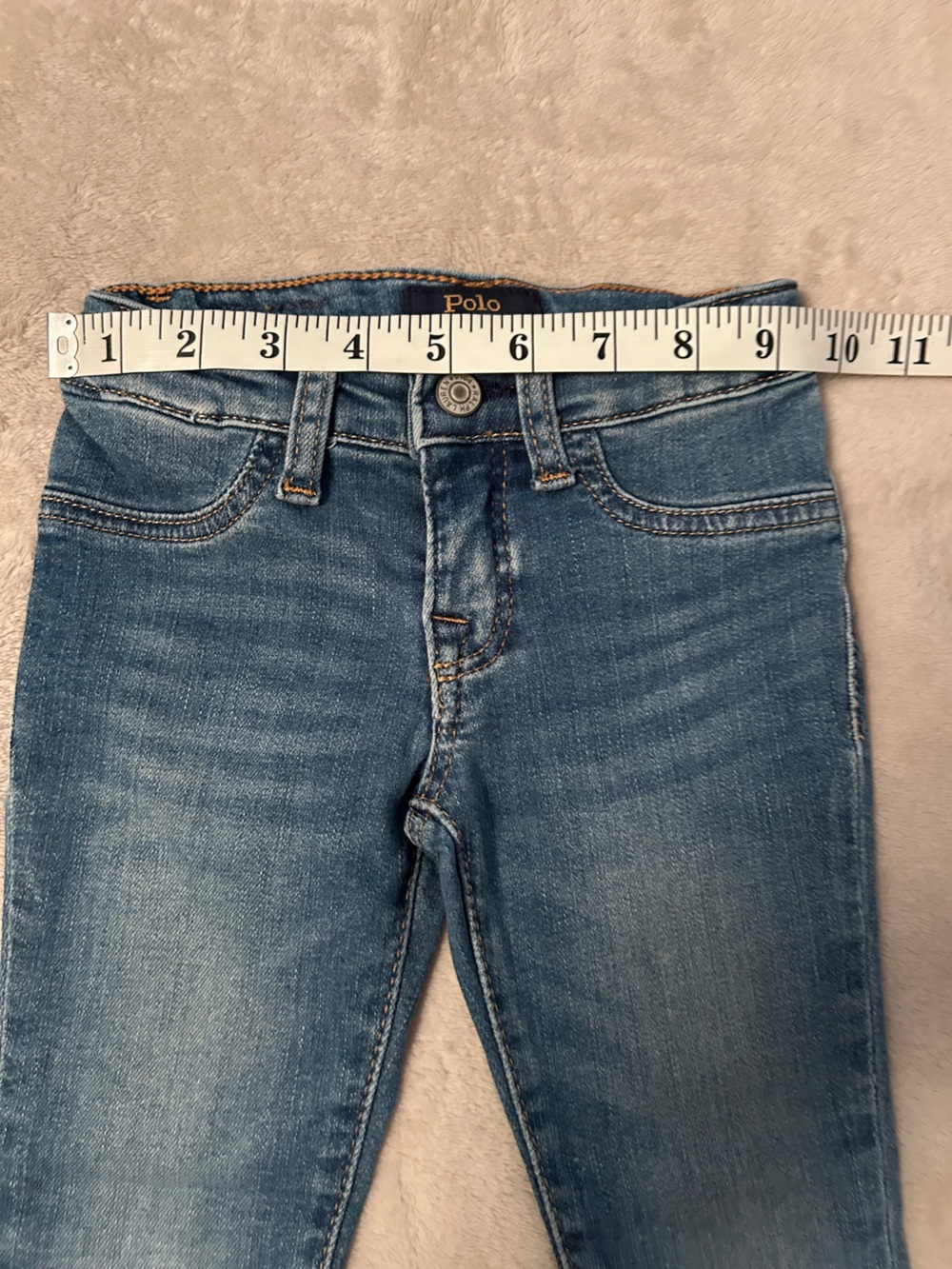Ralph Lauren Aubrie Denim Leggings/Jeans - Picture 8 of 9